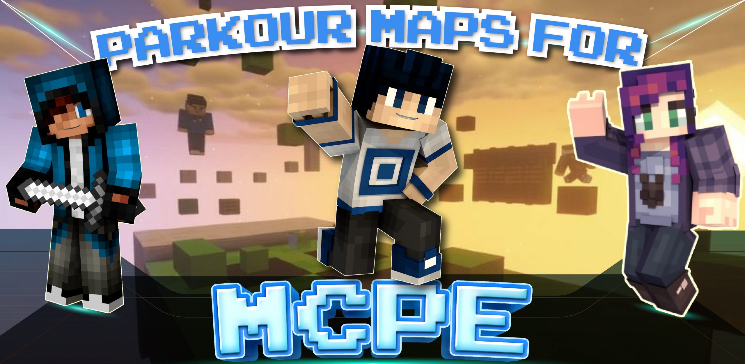 Parkour for Minecraft PE Maps